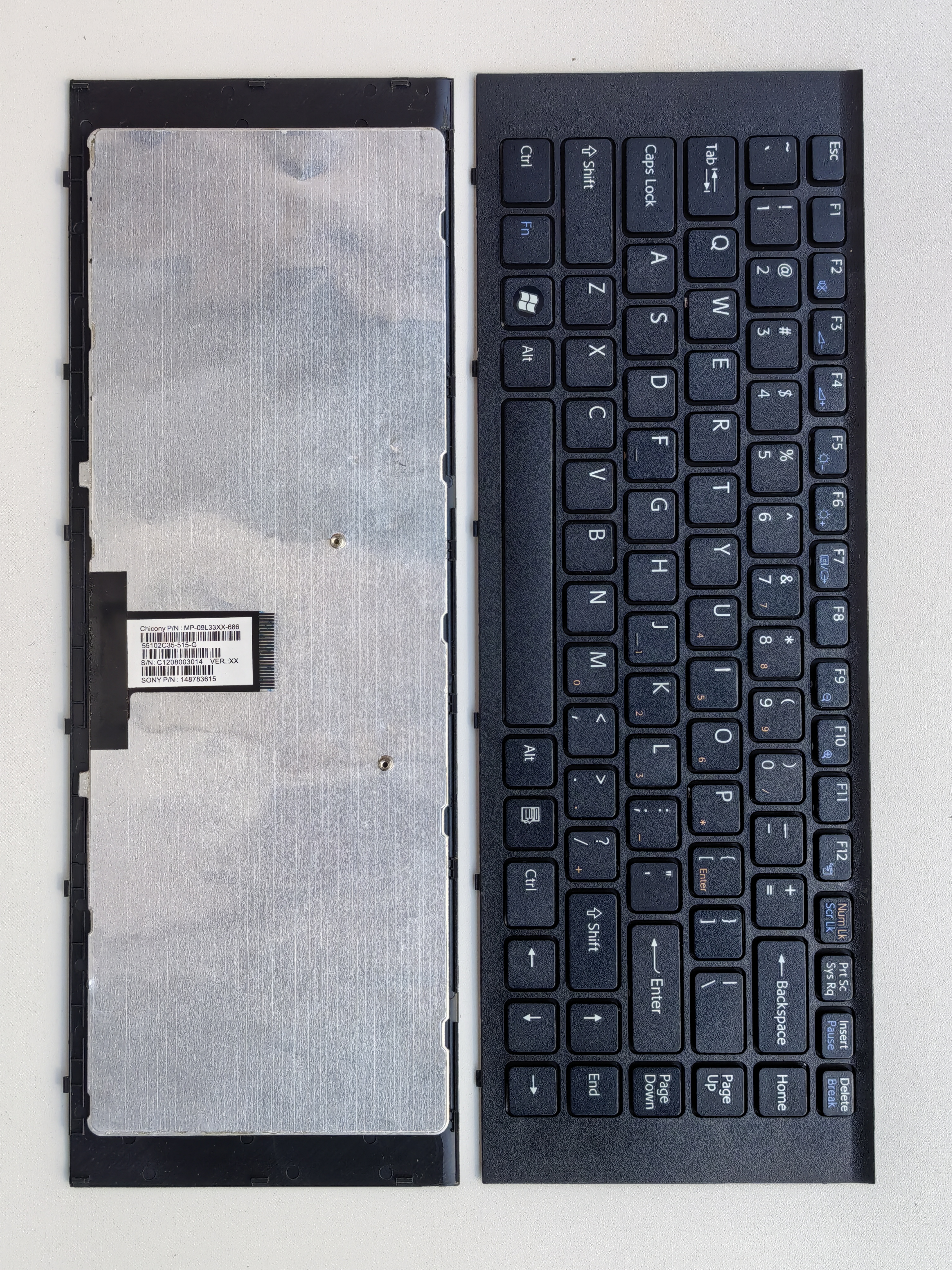 Picture of New Replacement Laptop Keyboard For SONY EG/VPC-EG BLACK FRAME BLACK US Layout